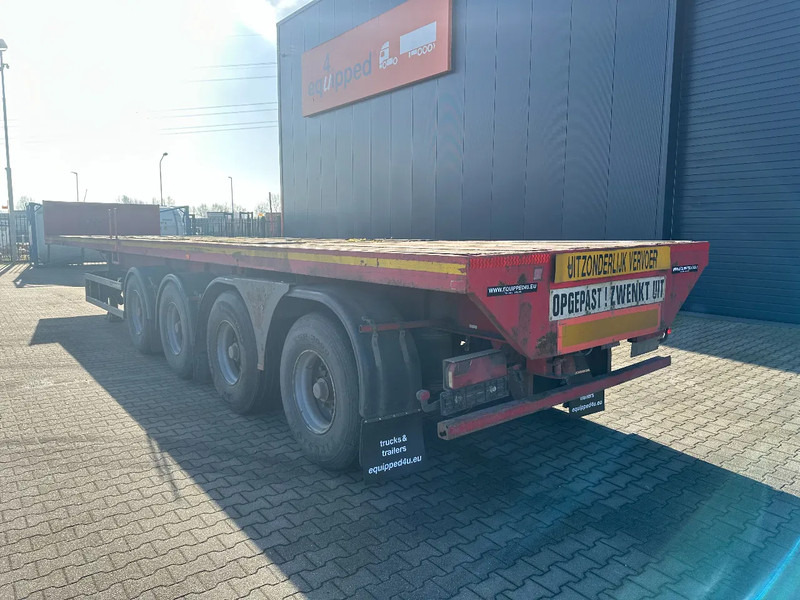 MOL 62 tons Ballast trailer, 4 axles, 2 steering axles, Belgium- trailer, very good tyres - Полуприцеп бортовой/ Платформа: фото 2 MOL 62 tons Ballast trailer, 4 axles, 2 steering axles, Belgium- trailer, very good tyres - Полуприцеп бортовой/ Платформа: фото 2