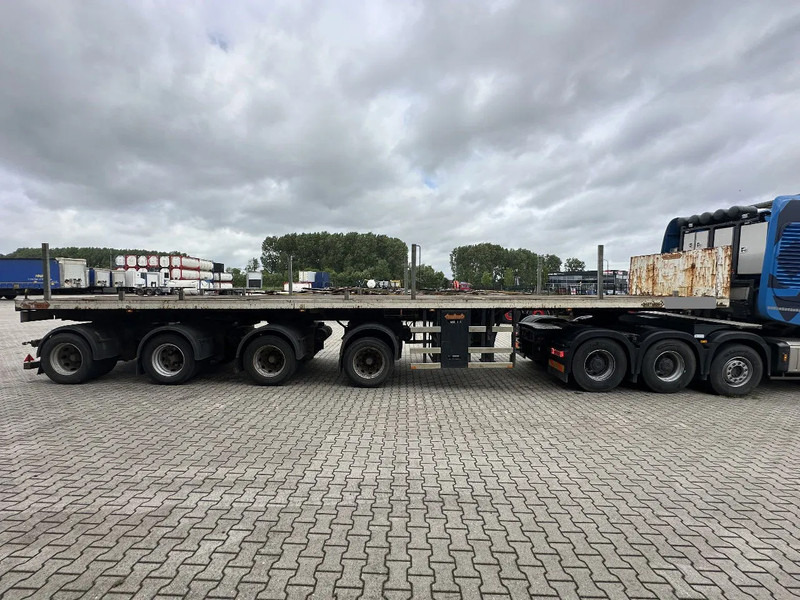 Nooteboom OVB-73-04, 73 tons 4-axle Ballast trailer, 3 hydraulic steering axles, 75% tyres, MOT 03/2026 - Полуприцеп бортовой/ Платформа: фото 3 Nooteboom OVB-73-04, 73 tons 4-axle Ballast trailer, 3 hydraulic steering axles, 75% tyres, MOT 03/2026 - Полуприцеп бортовой/ Платформа: фото 3