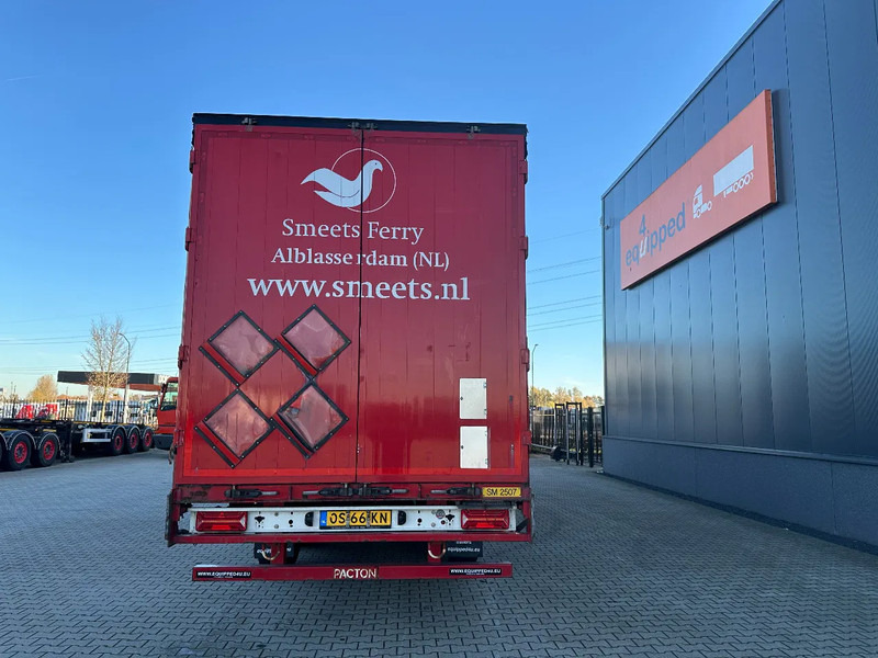 Тентованный полуприцеп Pacton alu zijborden + planken, hardhouten vloer, NL-trailer, APK: 09-2026: фото 6