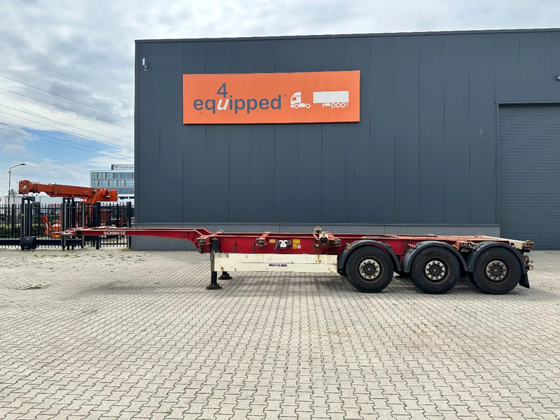 Schmitz Cargobull SCF 24 G MX 40FT HC-chassis, discbrakes, liftaxle, extendable at the rear, NL-chassis - Полуприцеп-контейнеровоз/ Сменный кузов: фото 4 Schmitz Cargobull SCF 24 G MX 40FT HC-chassis, discbrakes, liftaxle, extendable at the rear, NL-chassis - Полуприцеп-контейнеровоз/ Сменный кузов: фото 4