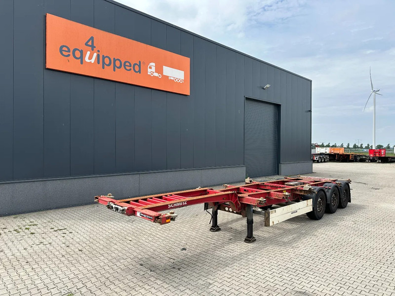 Schmitz Cargobull SCF 24 G MX 40FT HC-chassis, discbrakes, liftaxle, extendable at the rear, NL-chassis - Полуприцеп-контейнеровоз/ Сменный кузов: фото 2 Schmitz Cargobull SCF 24 G MX 40FT HC-chassis, discbrakes, liftaxle, extendable at the rear, NL-chassis - Полуприцеп-контейнеровоз/ Сменный кузов: фото 2