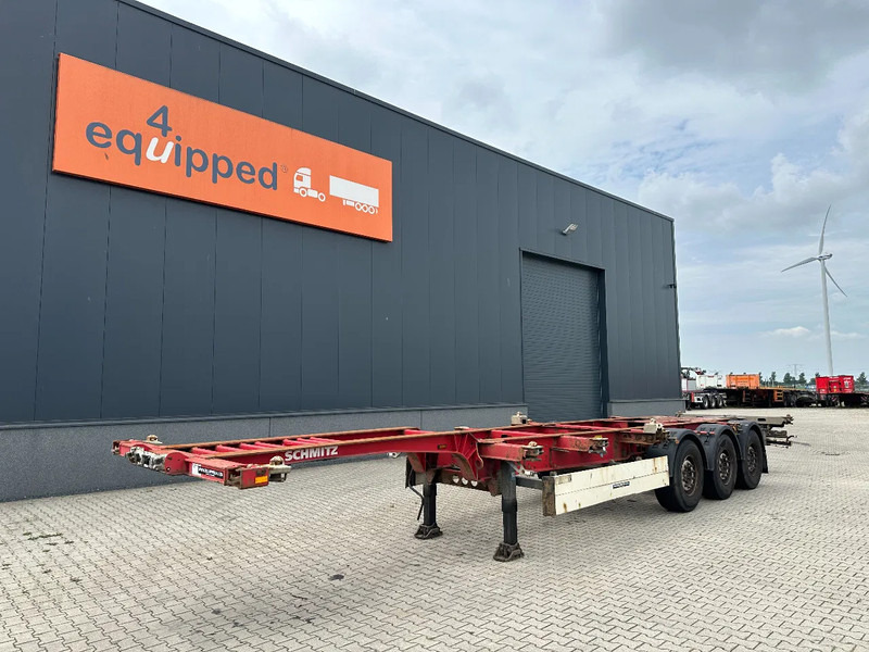 Schmitz Cargobull SCF 24 G MX 40FT HC-chassis, discbrakes, liftaxle, extendable at the rear, NL-chassis - Полуприцеп-контейнеровоз/ Сменный кузов: фото 1 Schmitz Cargobull SCF 24 G MX 40FT HC-chassis, discbrakes, liftaxle, extendable at the rear, NL-chassis - Полуприцеп-контейнеровоз/ Сменный кузов: фото 1