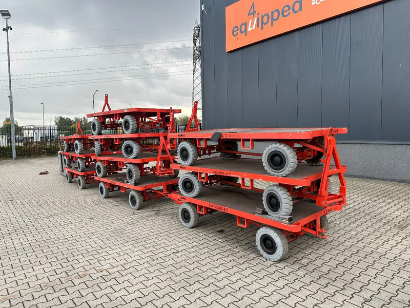 Still + 10x 2016 MAFI double-steered and connectable heavy-duty trailers - Прицеп бортовой/ Платформа: фото 3 Still + 10x 2016 MAFI double-steered and connectable heavy-duty trailers - Прицеп бортовой/ Платформа: фото 3
