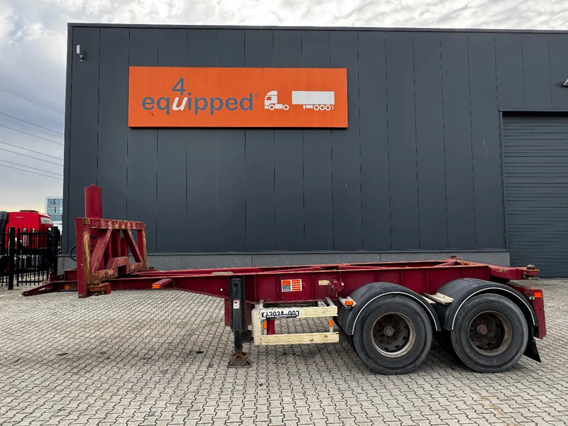 Van Hool 2 AXLE 20FT TIPPING-CHASSIS, TWIN-TIRES, BPW + DRUM - Полуприцеп-контейнеровоз/ Сменный кузов: фото 3 Van Hool 2 AXLE 20FT TIPPING-CHASSIS, TWIN-TIRES, BPW + DRUM - Полуприцеп-контейнеровоз/ Сменный кузов: фото 3