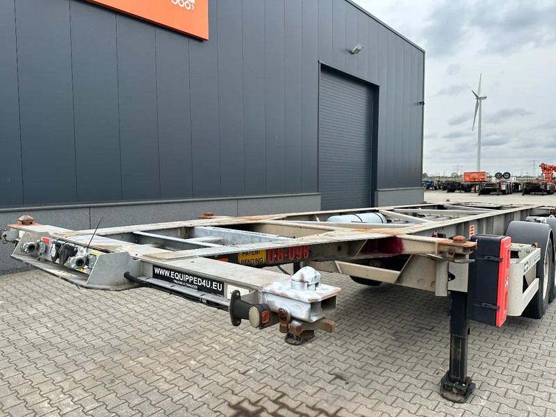 Полуприцеп-контейнеровоз/ Сменный кузов Van Hool 20FT/30FT, ADR (EX/II, EX/III, FL, AT), BPW + drum, ALCOA, galvanized, liftaxle, NL-Chassis: фото 10