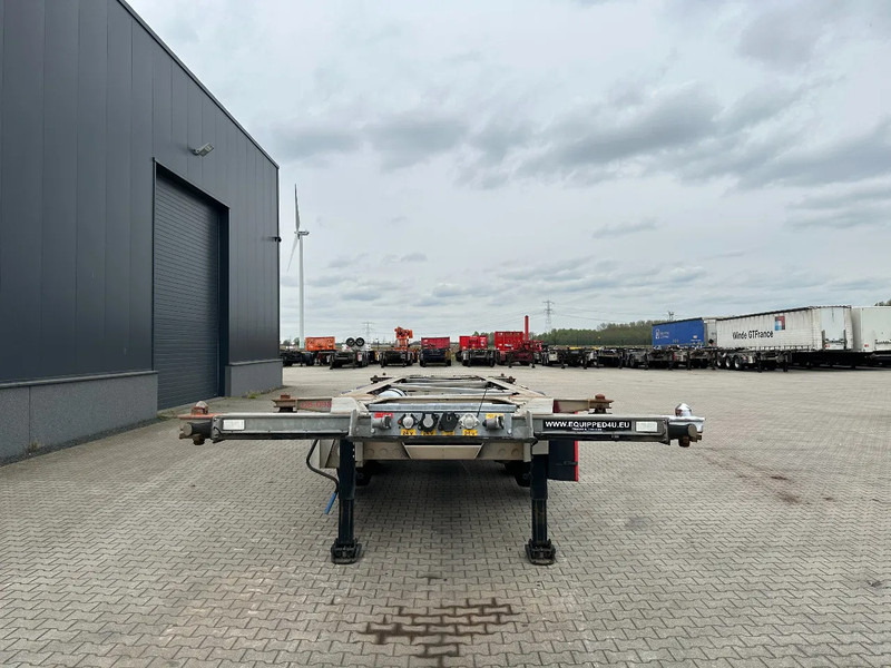 Полуприцеп-контейнеровоз/ Сменный кузов Van Hool 20FT/30FT, ADR (EX/II, EX/III, FL, AT), BPW + drum, ALCOA, galvanized, liftaxle, NL-Chassis: фото 6