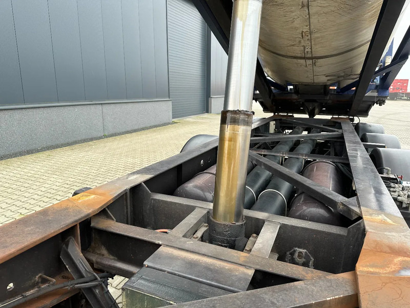 Полуприцеп-контейнеровоз/ Сменный кузов Van Hool 20FT Tipping-chassis, ADR (EX/II, EX/III, FL, AT), SAF, 2 liftaxles: фото 6