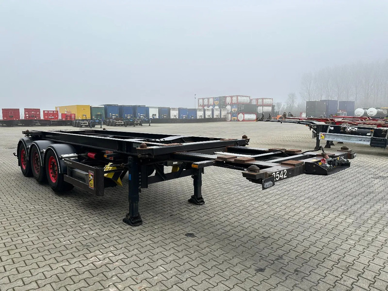 Полуприцеп-контейнеровоз/ Сменный кузов Van Hool 20FT Tipping-chassis, ADR (EX/II, EX/III, FL, AT), SAF, 2 liftaxles: фото 16