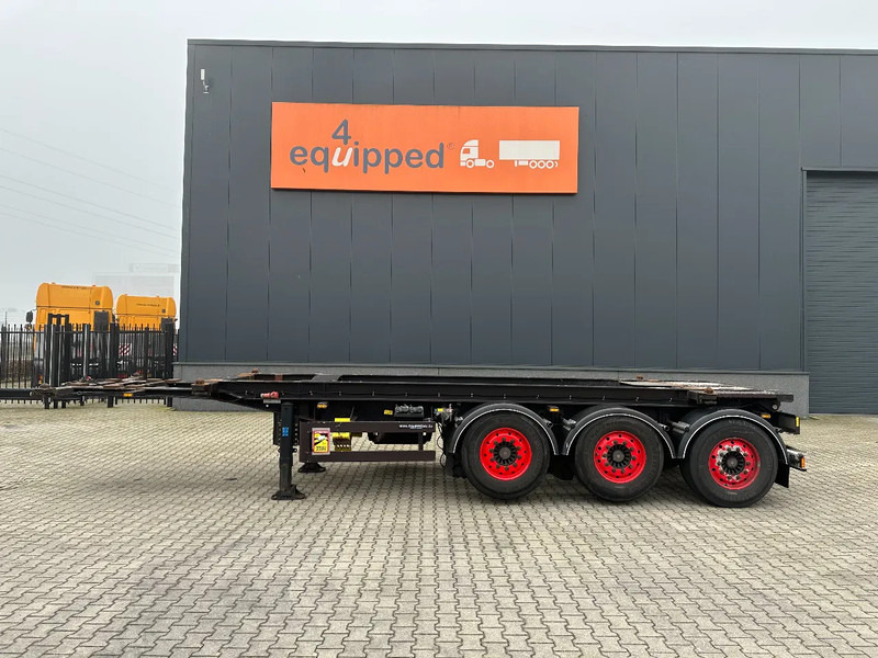 Полуприцеп-контейнеровоз/ Сменный кузов Van Hool 20FT Tipping-chassis, ADR (EX/II, EX/III, FL, AT), SAF, 2 liftaxles: фото 12