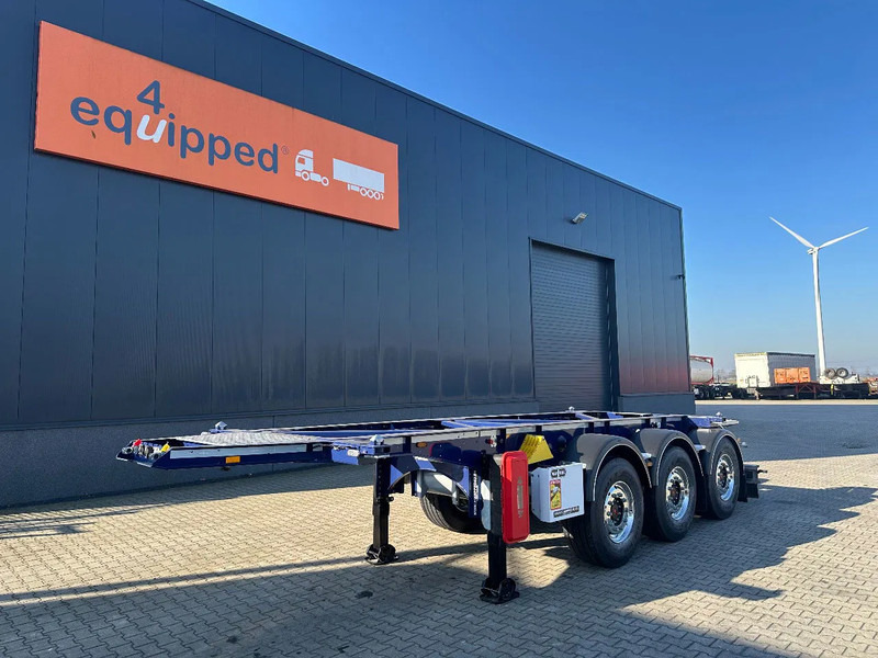 Van Hool NEW / DIRECT AVAILABLE 20FT ADR-CHASSIS, EMPTY WEIGHT: 3.300KG, DISCBRAKES, 3x available, ALU WHEELS - Полуприцеп-контейнеровоз/ Сменный кузов: фото 1 Van Hool NEW / DIRECT AVAILABLE 20FT ADR-CHASSIS, EMPTY WEIGHT: 3.300KG, DISCBRAKES, 3x available, ALU WHEELS - Полуприцеп-контейнеровоз/ Сменный кузов: фото 1