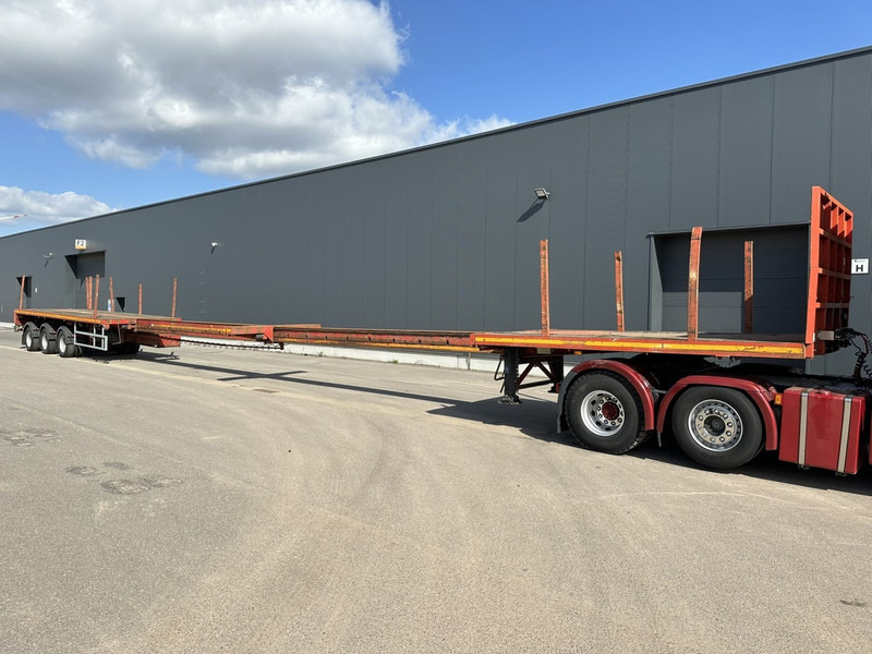 Faymonville T5AZG 48T - 28m! TELEMAX / TELETRAILER - 3 HYDR STEERING AXLES - BPW - BELGIAN REGISTRATION - Полуприцеп бортовой/ Платформа: фото 1 Faymonville T5AZG 48T - 28m! TELEMAX / TELETRAILER - 3 HYDR STEERING AXLES - BPW - BELGIAN REGISTRATION - Полуприцеп бортовой/ Платформа: фото 1