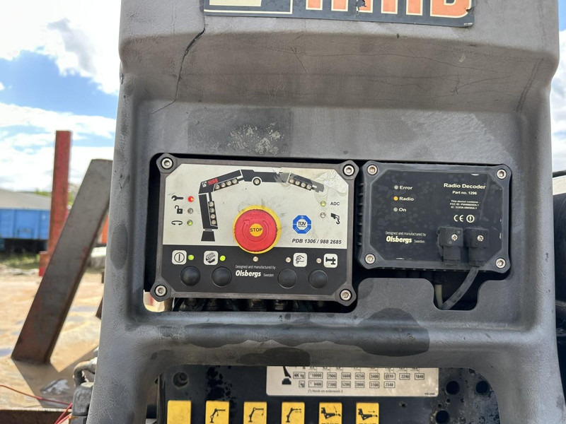 Полуприцеп бортовой/ Платформа Kwb 2-AS KRAANWAGEN + HIAB 377 E-4 HIPRO + JIB 100X-3 + RADIO + ROTATOR - SAF assen - LUCHTVERING - BELGISCHE KENTEKEN: фото 18