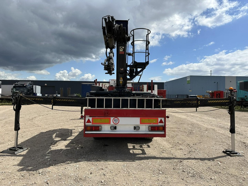 Полуприцеп бортовой/ Платформа Kwb 2-AS KRAANWAGEN + HIAB 377 E-4 HIPRO + JIB 100X-3 + RADIO + ROTATOR - SAF assen - LUCHTVERING - BELGISCHE KENTEKEN: фото 10
