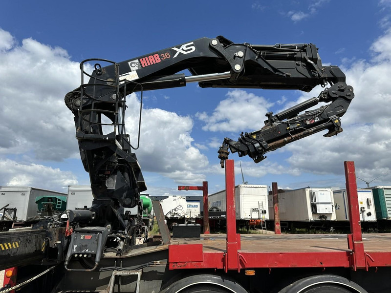 Полуприцеп бортовой/ Платформа Kwb 2-AS KRAANWAGEN + HIAB 377 E-4 HIPRO + JIB 100X-3 + RADIO + ROTATOR - SAF assen - LUCHTVERING - BELGISCHE KENTEKEN: фото 7