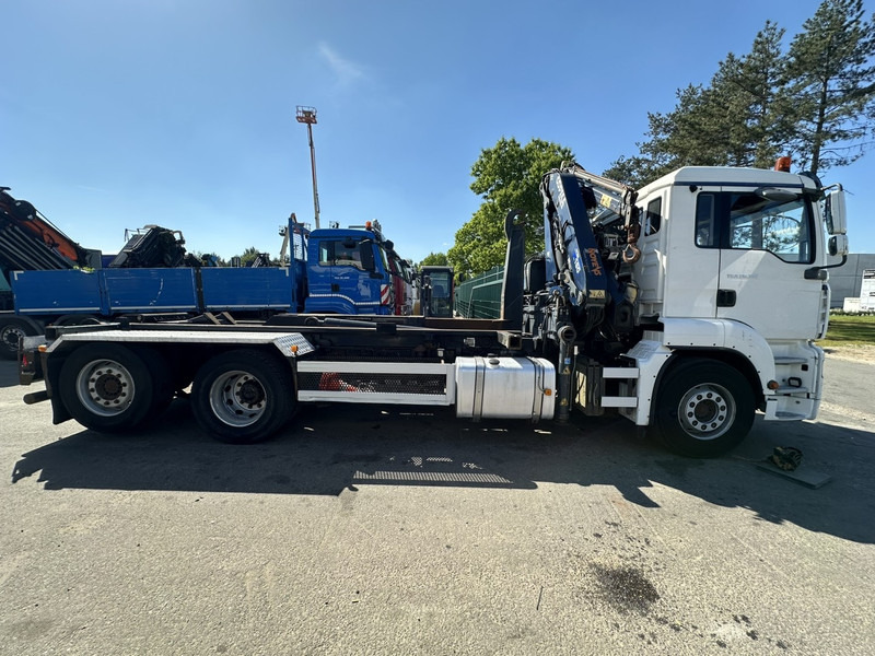 MAN TGA 26.310 6X2 HOOKLIFT + CRANE COPMA 160.4 + JIB J2 + WINCH - RADIO - LIFT + STEERING AXLE - EURO 3 - BE - Крюковой мультилифт, Автоманипулятор: фото 4 MAN TGA 26.310 6X2 HOOKLIFT + CRANE COPMA 160.4 + JIB J2 + WINCH - RADIO - LIFT + STEERING AXLE - EURO 3 - BE - Крюковой мультилифт, Автоманипулятор: фото 4