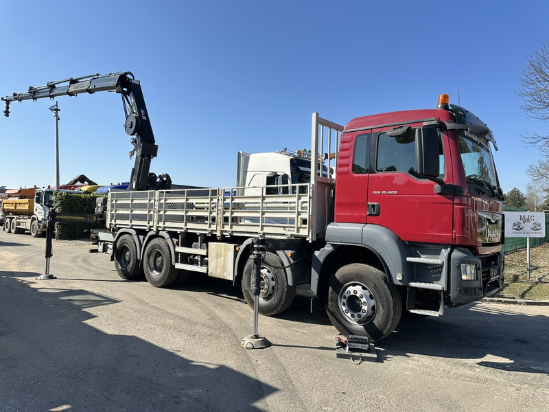 MAN TGS 35.420 8x4 + CRANE HIAB X-HIPRO 302 EP-5 - 192.000km - ROTATOR - 5/6 F - PLATFORM 6m55 - AIR SUSPENSION - TUV 06/2025 - TOP CONDITION - Грузовик бортовой/ Платформа, Автоманипулятор: фото 2 MAN TGS 35.420 8x4 + CRANE HIAB X-HIPRO 302 EP-5 - 192.000km - ROTATOR - 5/6 F - PLATFORM 6m55 - AIR SUSPENSION - TUV 06/2025 - TOP CONDITION - Грузовик бортовой/ Платформа, Автоманипулятор: фото 2