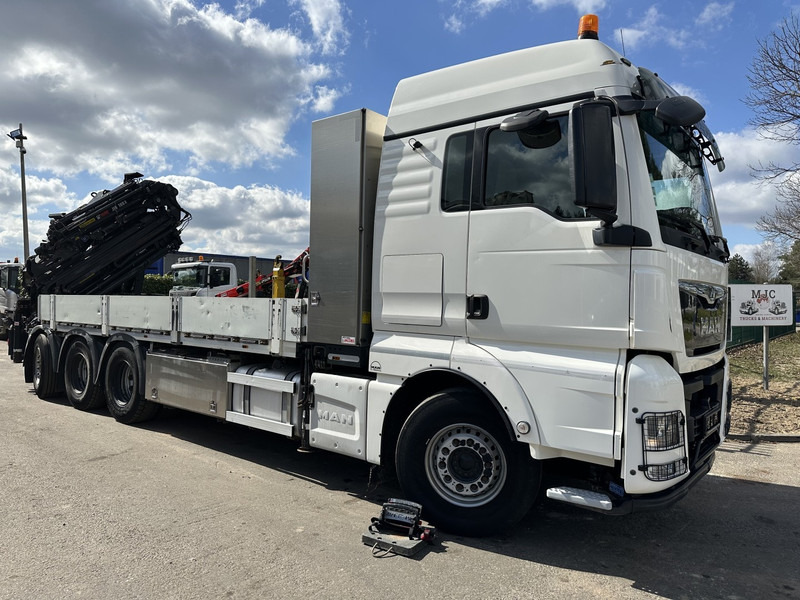 MAN TGX 35.420 8x4-4 TRIDEM PRTISCHE 6m40 + KRAN (26m!) HIAB X-HIPRO 408 E-5 + JIB 100X-5 - *306.245km* - BE TRUCK - Грузовик бортовой/ Платформа, Автоманипулятор: фото 1 MAN TGX 35.420 8x4-4 TRIDEM PRTISCHE 6m40 + KRAN (26m!) HIAB X-HIPRO 408 E-5 + JIB 100X-5 - *306.245km* - BE TRUCK - Грузовик бортовой/ Платформа, Автоманипулятор: фото 1