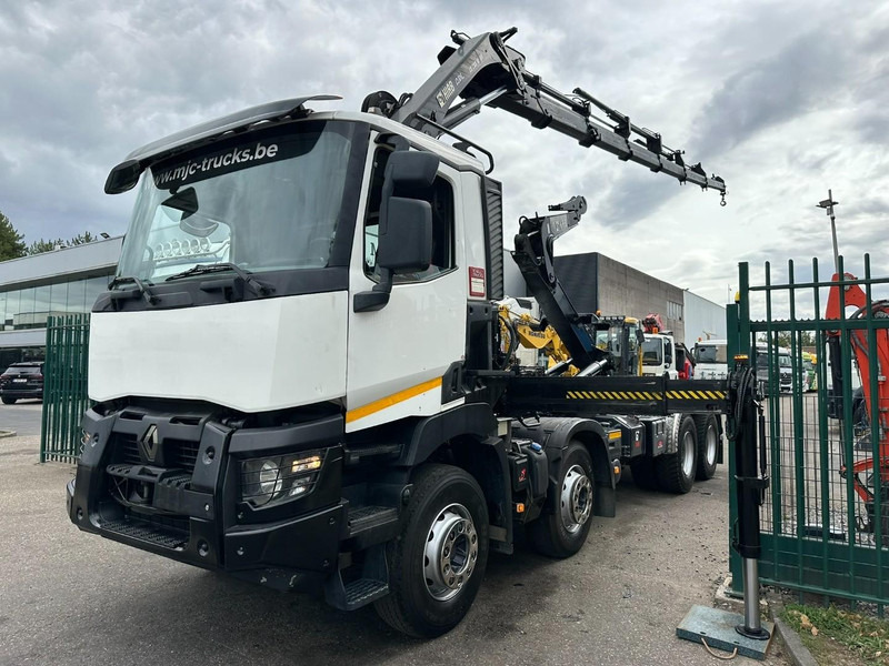 Renault C460 8x4 HOOKLIFT + (19m!) CRANE HIAB 288 E-6 HIDUO - RADIO - 5/6 F - STEEL SPRING / HUB REDUCTION - BE TRUCK - Крюковой мультилифт, Автоманипулятор: фото 3 Renault C460 8x4 HOOKLIFT + (19m!) CRANE HIAB 288 E-6 HIDUO - RADIO - 5/6 F - STEEL SPRING / HUB REDUCTION - BE TRUCK - Крюковой мультилифт, Автоманипулятор: фото 3