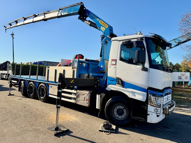 Renault C480 8x4 Pritsche + Kran (20m!) PALFINGER PK33002-EH E (6x) - PLATFORM 8m25 - LIFT/STEERING - GOOD TIRES - BE TRUCK - Грузовик бортовой/ Платформа, Автоманипулятор: фото 2 Renault C480 8x4 Pritsche + Kran (20m!) PALFINGER PK33002-EH E (6x) - PLATFORM 8m25 - LIFT/STEERING - GOOD TIRES - BE TRUCK - Грузовик бортовой/ Платформа, Автоманипулятор: фото 2