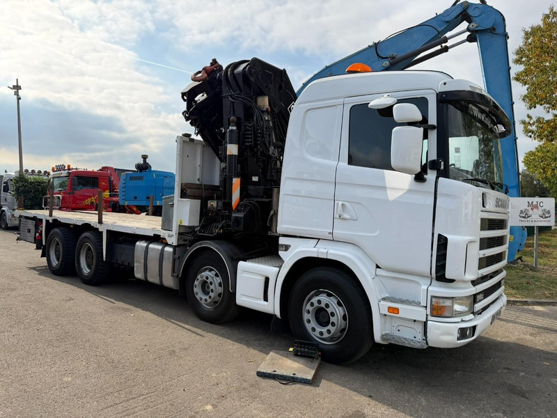 Scania 114C-380 8x4 + CRANE HIAB 700 E-5 - PLATFORM 6m80 + TWISTLOCKS - MANUAL - RETARDER - STEEL SPRING / BIG AXLE HUB REDUCTION  - AP ACHSEN - Автоманипулятор: фото 2 Scania 114C-380 8x4 + CRANE HIAB 700 E-5 - PLATFORM 6m80 + TWISTLOCKS - MANUAL - RETARDER - STEEL SPRING / BIG AXLE HUB REDUCTION  - AP ACHSEN - Автоманипулятор: фото 2