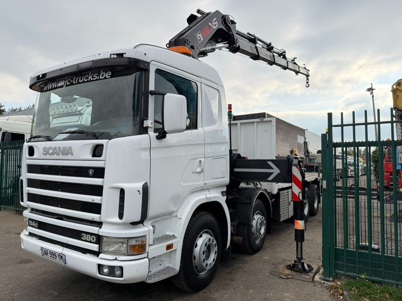 Scania 114C-380 8x4 + CRANE HIAB 700 E-5 - PLATFORM 6m80 + TWISTLOCKS - MANUAL - RETARDER - STEEL SPRING / BIG AXLE HUB REDUCTION - AP ACHSEN - Автоманипулятор: фото 3 Scania 114C-380 8x4 + CRANE HIAB 700 E-5 - PLATFORM 6m80 + TWISTLOCKS - MANUAL - RETARDER - STEEL SPRING / BIG AXLE HUB REDUCTION - AP ACHSEN - Автоманипулятор: фото 3