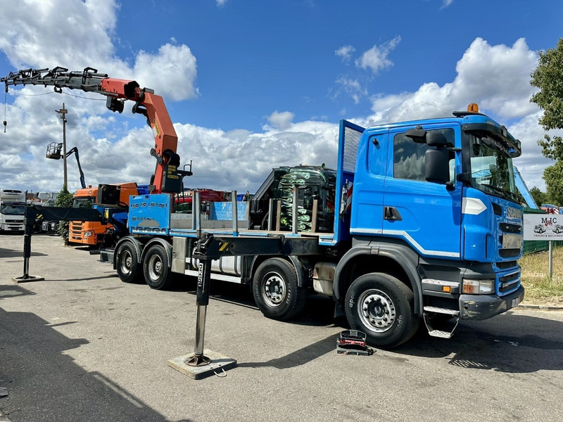 Scania G440 8x4 PRITSCHE + KRAN (26.5m!) PALFINGER PK78002 SH G 8x + 1 + WINCH - PLATFORM 6m25 - MANUAL - HUB REDUCTION - STEEL SPRING - EURO 5 - BE TRUCK - Грузовик бортовой/ Платформа, Автоманипулятор: фото 2 Scania G440 8x4 PRITSCHE + KRAN (26.5m!) PALFINGER PK78002 SH G 8x + 1 + WINCH - PLATFORM 6m25 - MANUAL - HUB REDUCTION - STEEL SPRING - EURO 5 - BE TRUCK - Грузовик бортовой/ Платформа, Автоманипулятор: фото 2