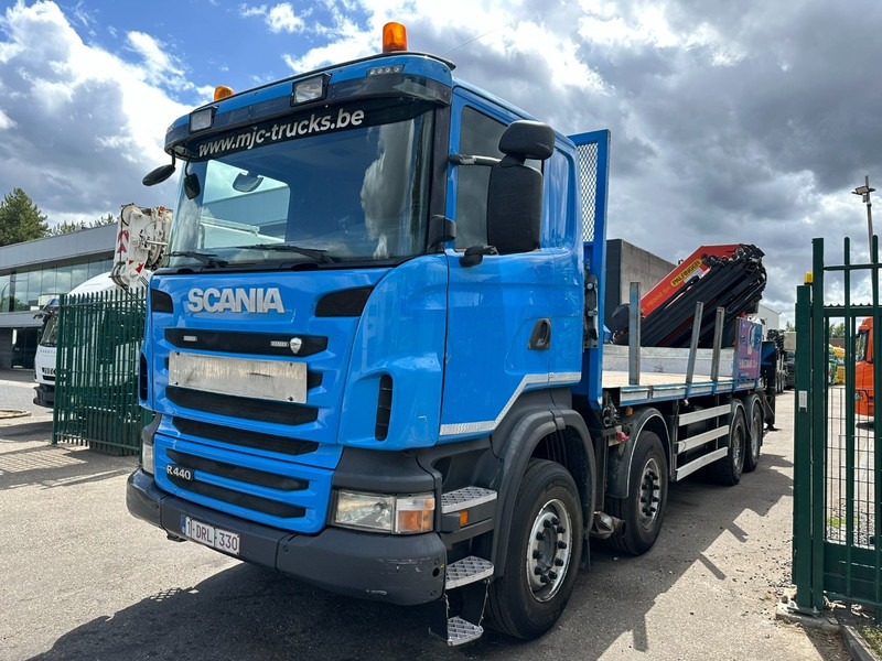 Scania G440 8x4 PRITSCHE + KRAN (26.5m!) PALFINGER PK78002 SH G 8x + 1 + WINCH - PLATFORM 6m25 - MANUAL - HUB REDUCTION - STEEL SPRING - EURO 5 - BE TRUCK - Грузовик бортовой/ Платформа, Автоманипулятор: фото 3 Scania G440 8x4 PRITSCHE + KRAN (26.5m!) PALFINGER PK78002 SH G 8x + 1 + WINCH - PLATFORM 6m25 - MANUAL - HUB REDUCTION - STEEL SPRING - EURO 5 - BE TRUCK - Грузовик бортовой/ Платформа, Автоманипулятор: фото 3