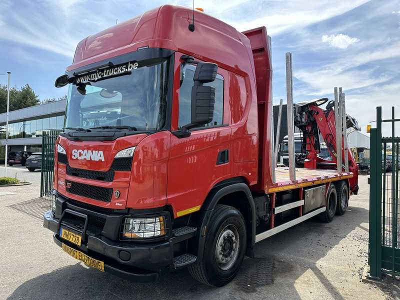Scania G500 XT 6x4 WOOD / TIMBER / HOLZ CRANE PALFINGER EPSILON Q150Z + RETARDER - FULL AIR SUSP. - BE TRUCK - Грузовик бортовой/ Платформа, Автоманипулятор: фото 3 Scania G500 XT 6x4 WOOD / TIMBER / HOLZ CRANE PALFINGER EPSILON Q150Z + RETARDER - FULL AIR SUSP. - BE TRUCK - Грузовик бортовой/ Платформа, Автоманипулятор: фото 3