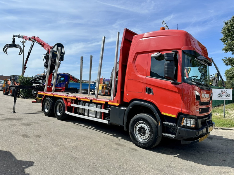 Scania G500 XT 6x4 WOOD / TIMBER / HOLZ CRANE PALFINGER EPSILON Q150Z + RETARDER - FULL AIR SUSP. - BE TRUCK - Автоманипулятор: фото 1 Scania G500 XT 6x4 WOOD / TIMBER / HOLZ CRANE PALFINGER EPSILON Q150Z + RETARDER - FULL AIR SUSP. - BE TRUCK - Автоманипулятор: фото 1