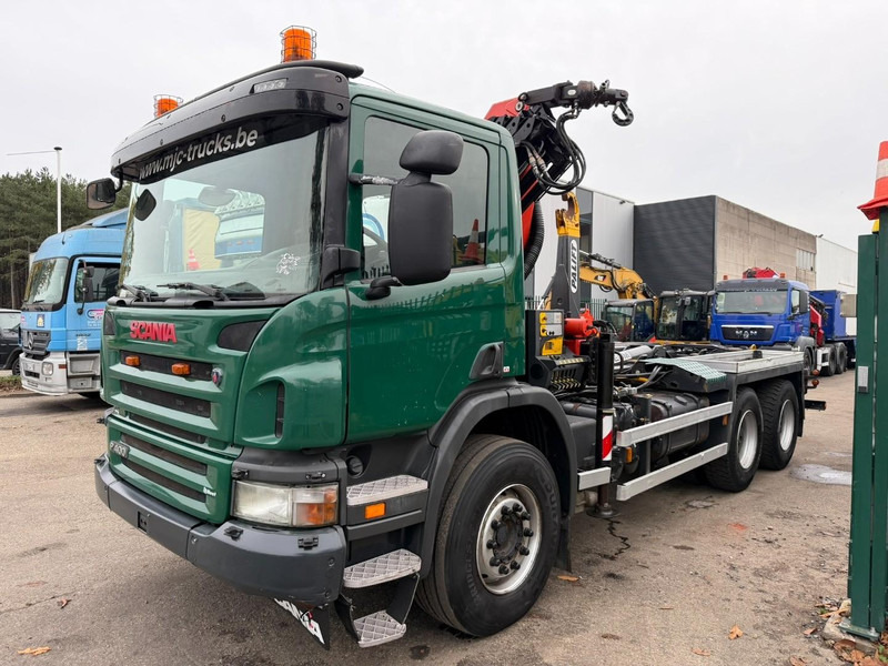 Scania P400 6x4 HOOKLIFT + CRANE PALFINGER PK9001 EH - RETARDER - 5/6F + ROTATOR + RADIO - WB 3m90 - EURO 5 - HUB REDUCTION / SPRING - BE TRUCK - Крюковой мультилифт, Автоманипулятор: фото 3 Scania P400 6x4 HOOKLIFT + CRANE PALFINGER PK9001 EH - RETARDER - 5/6F + ROTATOR + RADIO - WB 3m90 - EURO 5 - HUB REDUCTION / SPRING - BE TRUCK - Крюковой мультилифт, Автоманипулятор: фото 3