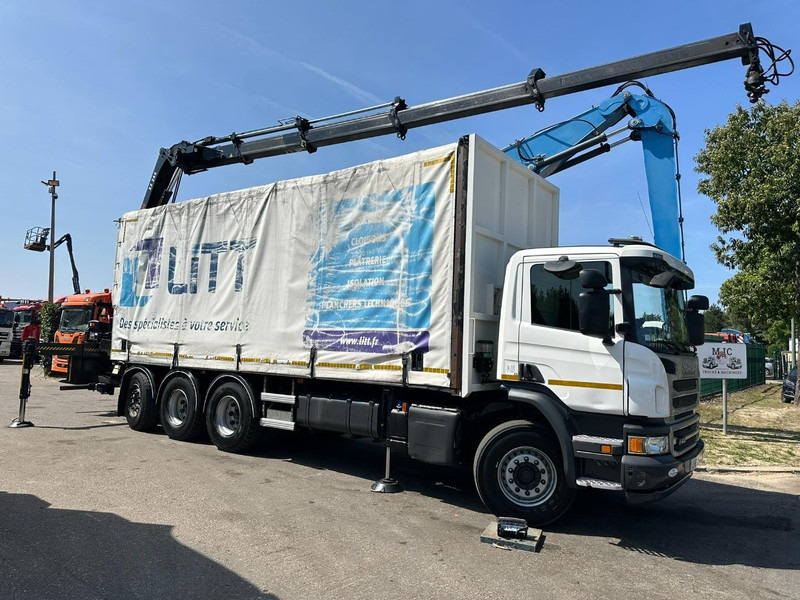Scania P410 8x4 TRIDEM PRITSCHE PLANE + KRAN HIAB 244 EP-4 HIDUO - RETARDER - LIFT + STEERING AXLE - *327.000km* - RADIO - Тентованный грузовик, Автоманипулятор: фото 2 Scania P410 8x4 TRIDEM PRITSCHE PLANE + KRAN HIAB 244 EP-4 HIDUO - RETARDER - LIFT + STEERING AXLE - *327.000km* - RADIO - Тентованный грузовик, Автоманипулятор: фото 2
