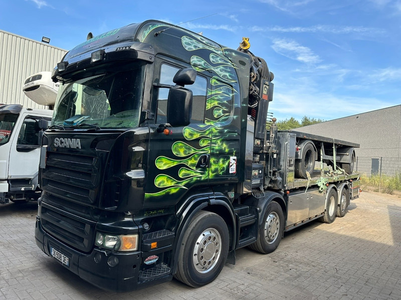Scania R620 8x2 + CRANE HIAB 800EP-5 HiPro - RETARDER - LIFT/STEERING AXLE - HIGHLINE SLEEPER - LEATHER - ALCOA - Автоманипулятор: фото 3 Scania R620 8x2 + CRANE HIAB 800EP-5 HiPro - RETARDER - LIFT/STEERING AXLE - HIGHLINE SLEEPER - LEATHER - ALCOA - Автоманипулятор: фото 3