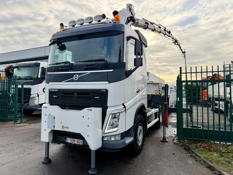 Volvo FH 460 6X4 + CRANE COPMA 530.7 + FlY-JIB 3 + A&C NOYENS LOWLOADER - 2x HYDR STEERING AXLES - Тягач: фото 4 Volvo FH 460 6X4 + CRANE COPMA 530.7 + FlY-JIB 3 + A&C NOYENS LOWLOADER - 2x HYDR STEERING AXLES - Тягач: фото 4