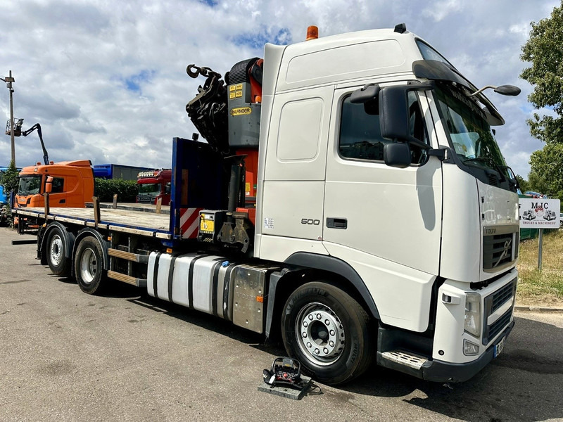 Volvo FH 500 6X2 + CRANE PALFINGER PK50002 E 6x - RETARDER - PLATFORM 6m20 - TWISTLOCKS 20' - 561.000km - EURO 5 - Автоманипулятор: фото 2 Volvo FH 500 6X2 + CRANE PALFINGER PK50002 E 6x - RETARDER - PLATFORM 6m20 - TWISTLOCKS 20' - 561.000km - EURO 5 - Автоманипулятор: фото 2