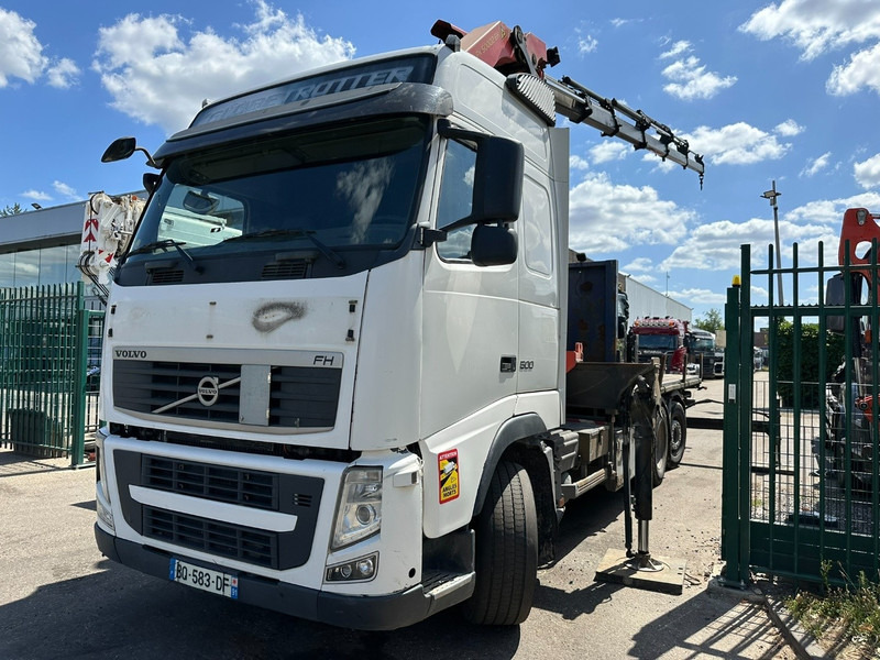Volvo FH 500 6X2 PRITSCHE + KRAN PALFINGER PK50002 E 5x - RETARDER - PLATFORM 6m20 - TWISTLOCKS 20' - 561.000km - EURO 5 - Грузовик бортовой/ Платформа, Автоманипулятор: фото 3 Volvo FH 500 6X2 PRITSCHE + KRAN PALFINGER PK50002 E 5x - RETARDER - PLATFORM 6m20 - TWISTLOCKS 20' - 561.000km - EURO 5 - Грузовик бортовой/ Платформа, Автоманипулятор: фото 3