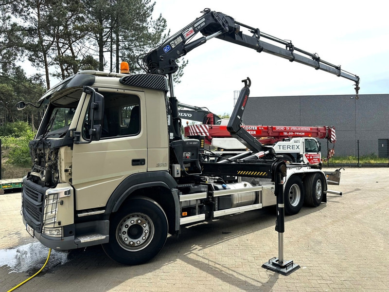Volvo FM 370 6x2 HOOKLIFT 21T + CRANE HIAB 144 E-4 HIDUO - ENGINE / GEARBOX OK - CHASSIS OK - RUNNING + DRIVING - BE TRUCK - Крюковой мультилифт, Автоманипулятор: фото 3 Volvo FM 370 6x2 HOOKLIFT 21T + CRANE HIAB 144 E-4 HIDUO - ENGINE / GEARBOX OK - CHASSIS OK - RUNNING + DRIVING - BE TRUCK - Крюковой мультилифт, Автоманипулятор: фото 3