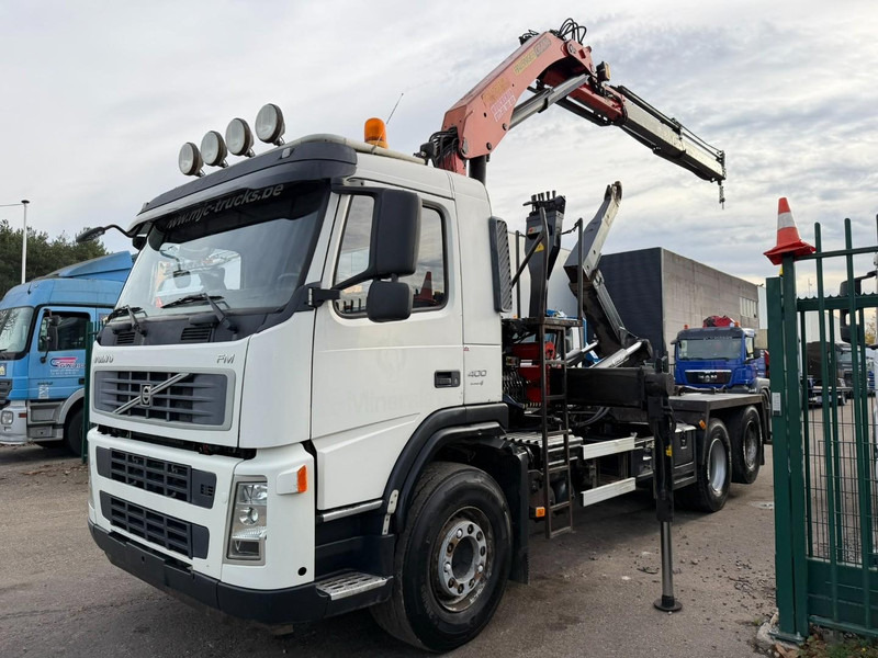 Volvo FM 400 6x2 HOOKLIFT + CRANE PALFINGER PK 15500 B (2x) - 5/6 F - MANUAL - EURO 4 - BE TRUCK - Крюковой мультилифт, Автоманипулятор: фото 2 Volvo FM 400 6x2 HOOKLIFT + CRANE PALFINGER PK 15500 B (2x) - 5/6 F - MANUAL - EURO 4 - BE TRUCK - Крюковой мультилифт, Автоманипулятор: фото 2