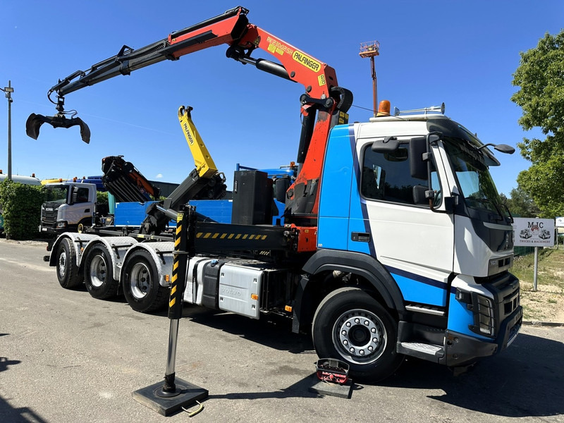 Volvo FMX 460 8x4 TRIDEM HOOKLIFT + CRANE PK 23002 SH + GRABBER / ROTATOR - EURO 6 - LIFT + STEERING AXLE - *374.000km* - EXT BUMPER - Крюковой мультилифт, Автоманипулятор: фото 1 Volvo FMX 460 8x4 TRIDEM HOOKLIFT + CRANE PK 23002 SH + GRABBER / ROTATOR - EURO 6 - LIFT + STEERING AXLE - *374.000km* - EXT BUMPER - Крюковой мультилифт, Автоманипулятор: фото 1