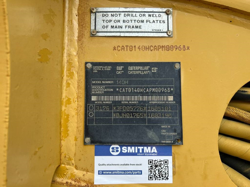 Грейдер Cat 140 H: фото 6