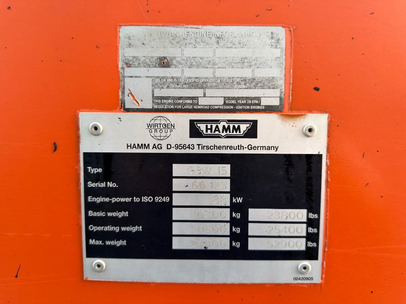 Hamm GRW15 - Пневмоколесный каток: фото 4 Hamm GRW15 - Пневмоколесный каток: фото 4