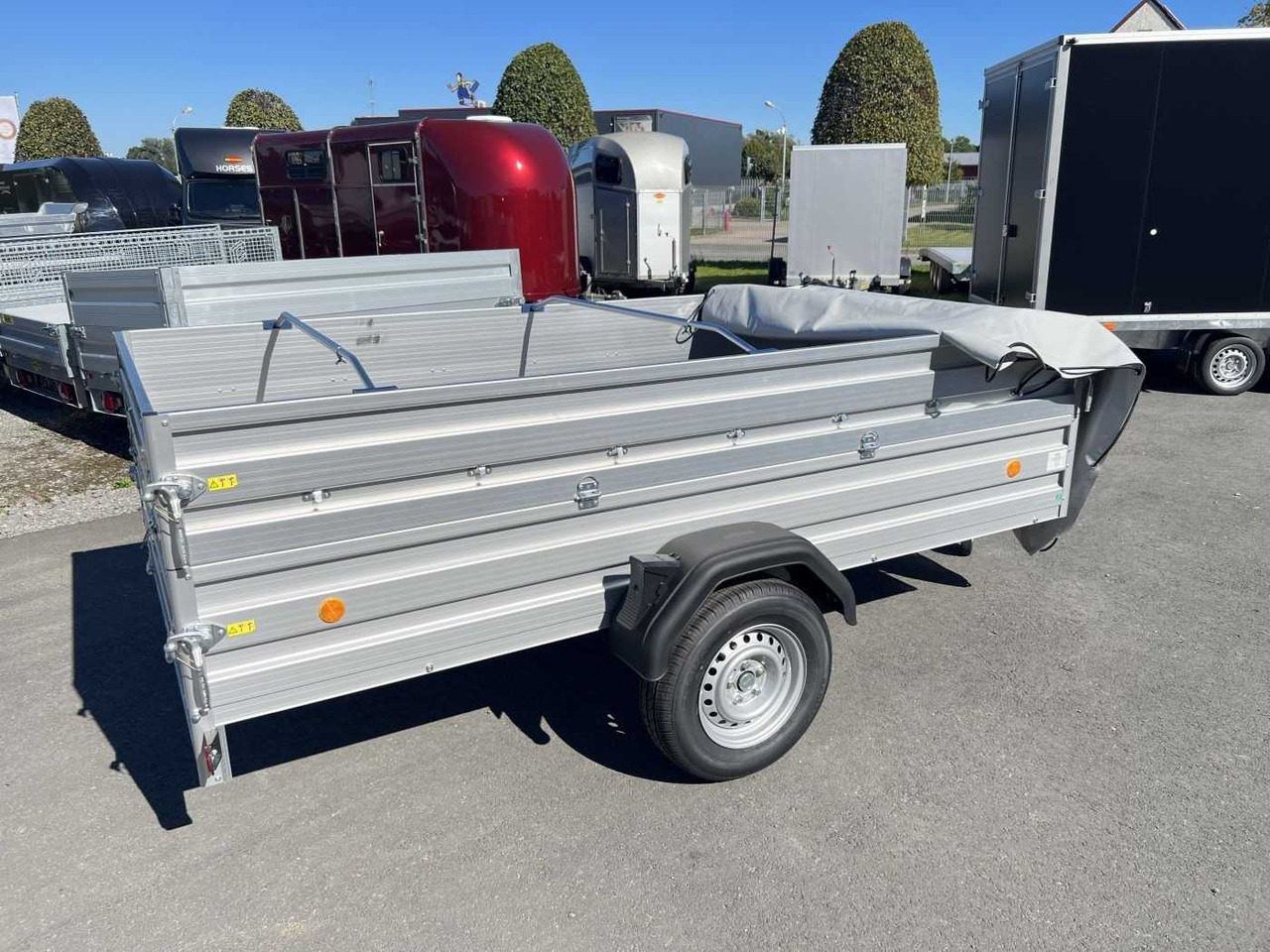 Новый Прицеп для легкового автомобиля BOECKMANN TL-AL 3015/135 BWEH Fl-Plane Kastenanhänger gebr: фото 6