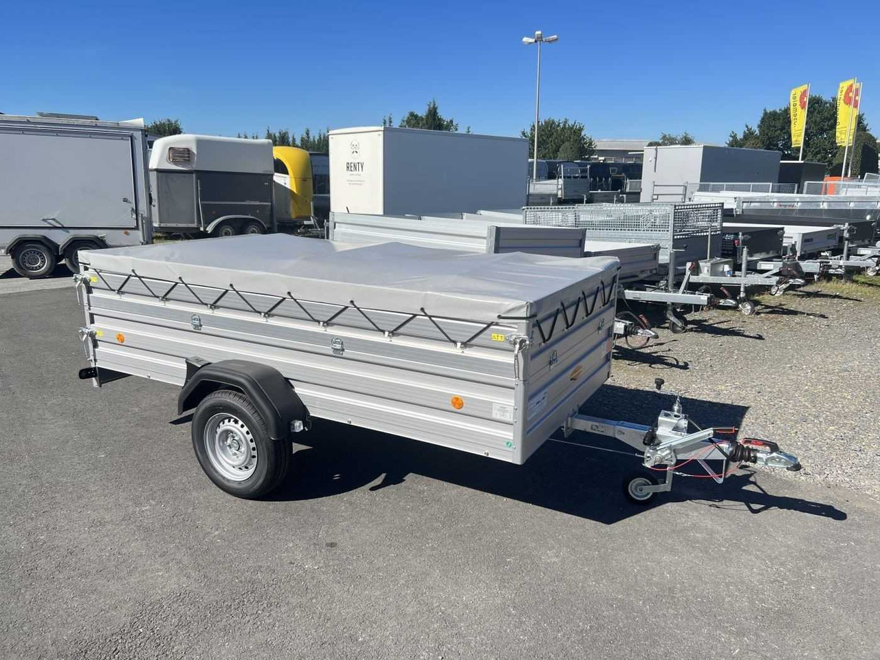 Новый Прицеп для легкового автомобиля BOECKMANN TL-AL 3015/135 BWEH Fl-Plane Kastenanhänger gebr: фото 25