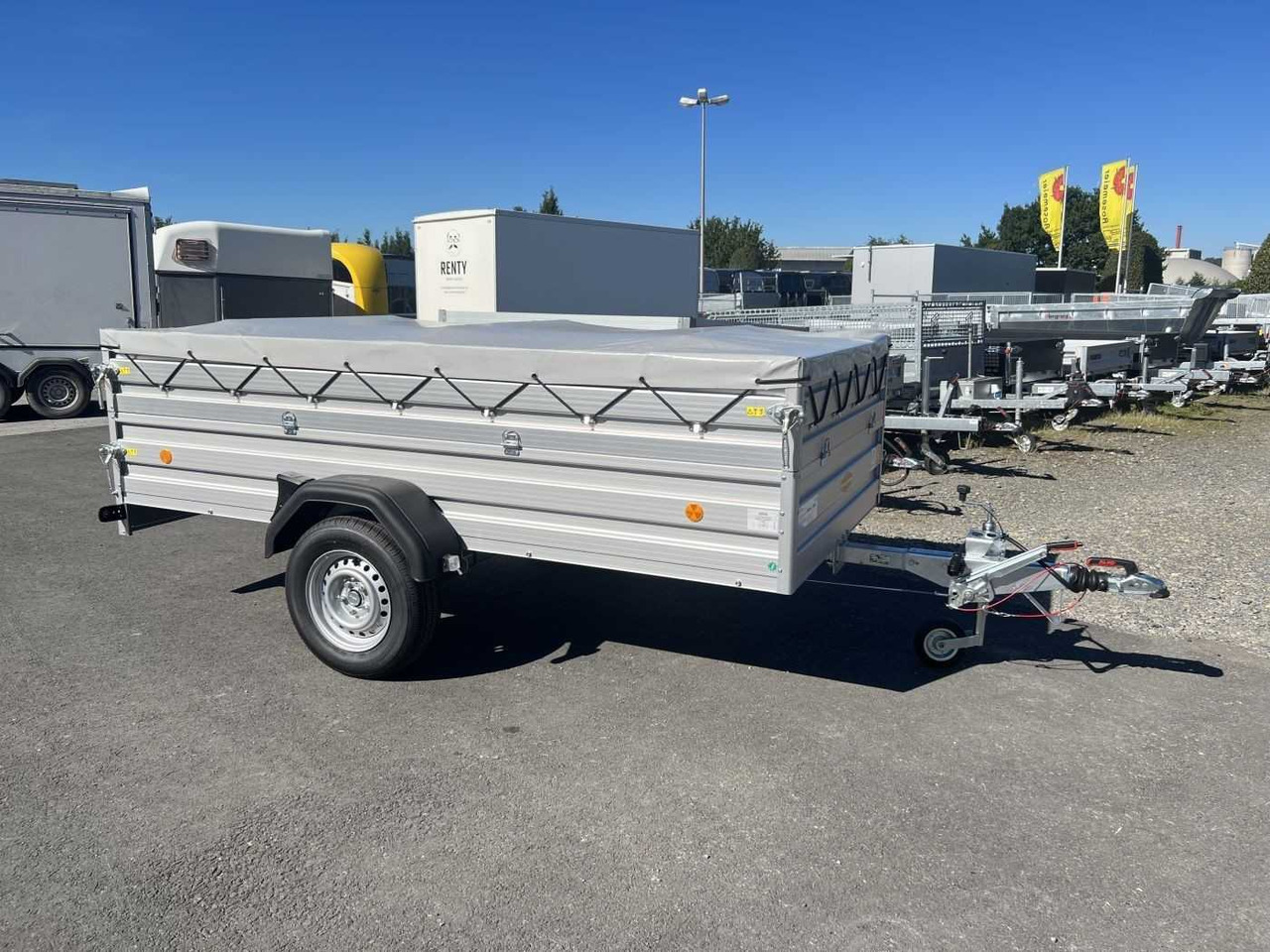 Новый Прицеп для легкового автомобиля BOECKMANN TL-AL 3015/135 BWEH Fl-Plane Kastenanhänger gebr: фото 24