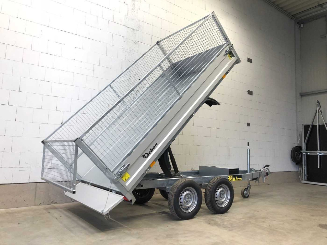 CHEVAL LIBERTE DEBON PW1.2E Lux E-Pumpe Gitter Rückwärtskipper - Самосвальный прицеп: фото 2 CHEVAL LIBERTE DEBON PW1.2E Lux E-Pumpe Gitter Rückwärtskipper - Самосвальный прицеп: фото 2