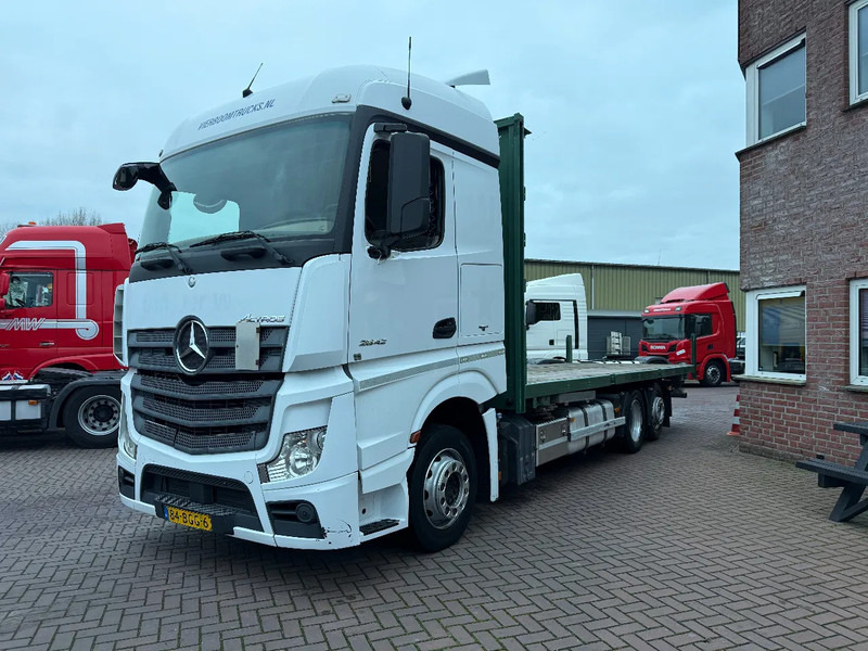 Mercedes-Benz Actros Actros 2542LL 6X2 met open laabak BDF Platform NL Truck - Грузовик бортовой/ Платформа: фото 2 Mercedes-Benz Actros Actros 2542LL 6X2 met open laabak BDF Platform NL Truck - Грузовик бортовой/ Платформа: фото 2