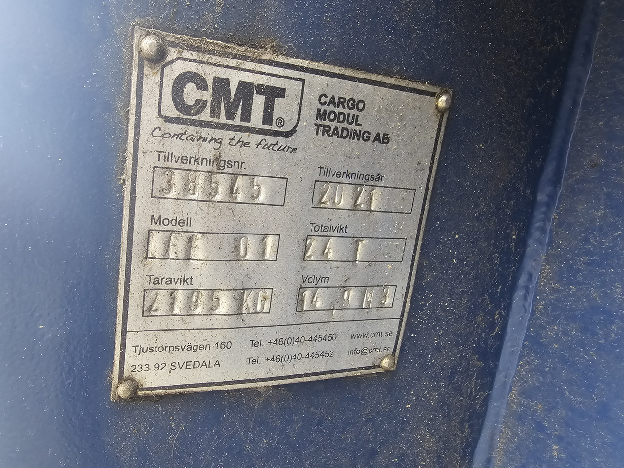 Контейнер для мультилифта CMT Kroghejslad 6 m Alusider: фото 18