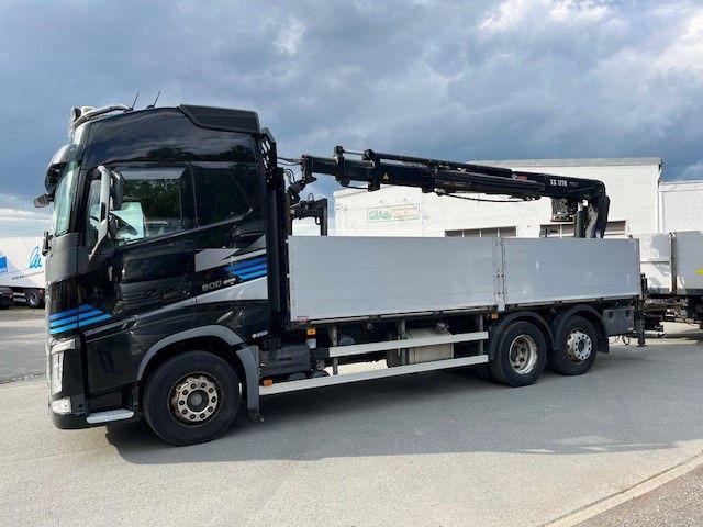 Volvo FH500 Baustoff LKW Hiap 177K Top gepflegt - Грузовик бортовой/ Платформа, Автоманипулятор: фото 1 Volvo FH500 Baustoff LKW Hiap 177K Top gepflegt - Грузовик бортовой/ Платформа, Автоманипулятор: фото 1