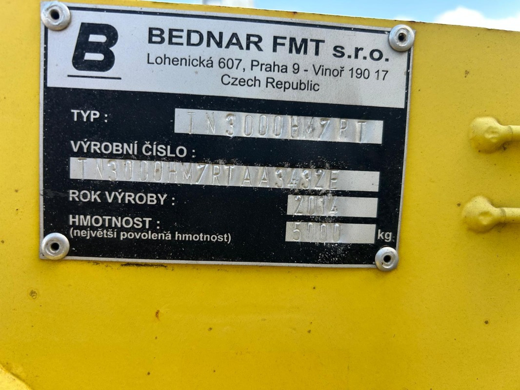 Bednar TN 3000 HM7RT - Культиватор: фото 4 Bednar TN 3000 HM7RT - Культиватор: фото 4