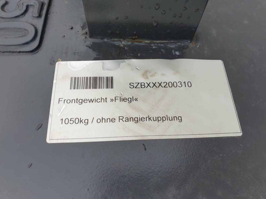 Fliegl GEWICHT 1.050KG - Противовес: фото 3 Fliegl GEWICHT 1.050KG - Противовес: фото 3