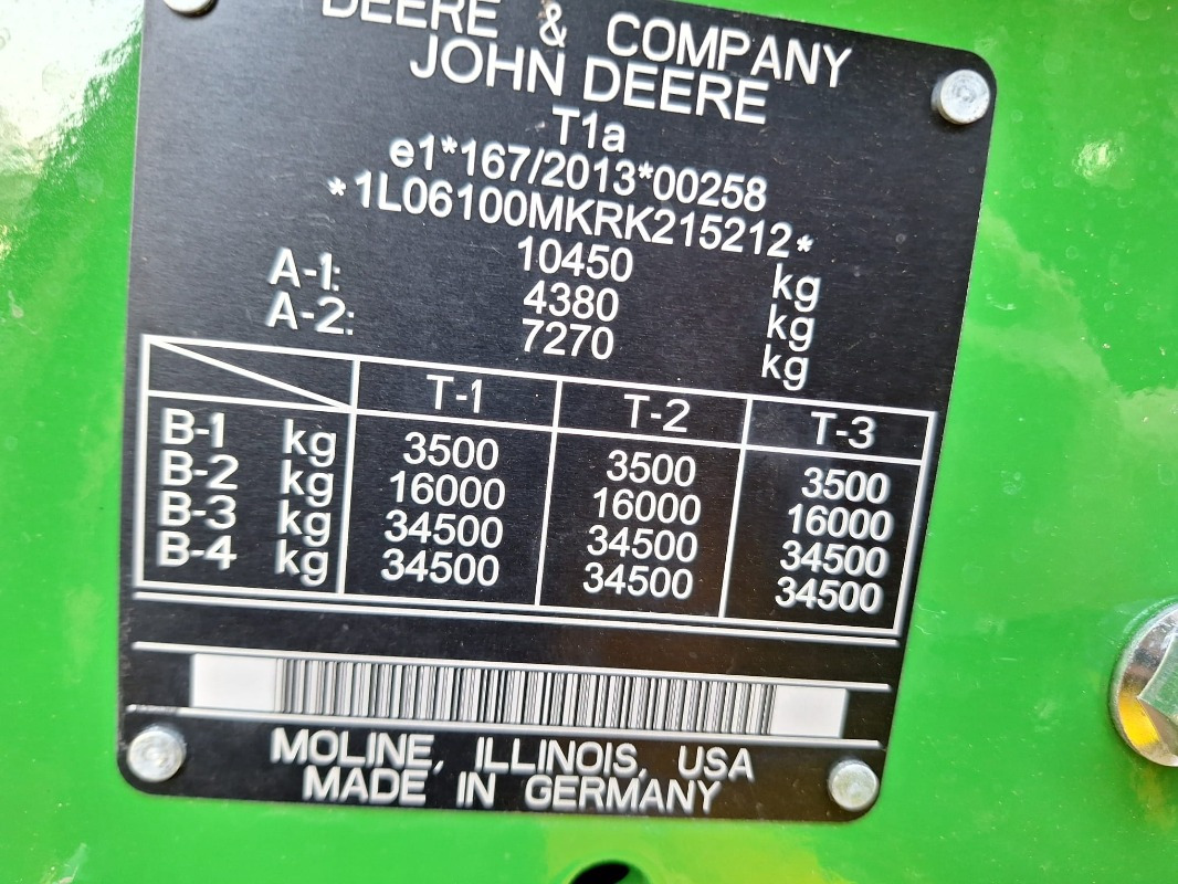 John Deere 6100M **MIETRÜCKLÄUFER** - Трактор: фото 2 John Deere 6100M **MIETRÜCKLÄUFER** - Трактор: фото 2